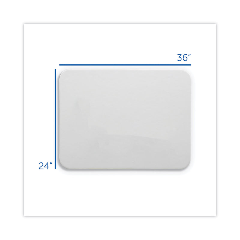 Flipside Magnetic Dry Erase Board, 36 x 24, White