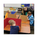 Flipside Study Carrel, 48 x 12, Assorted Colors, 24/Pack
