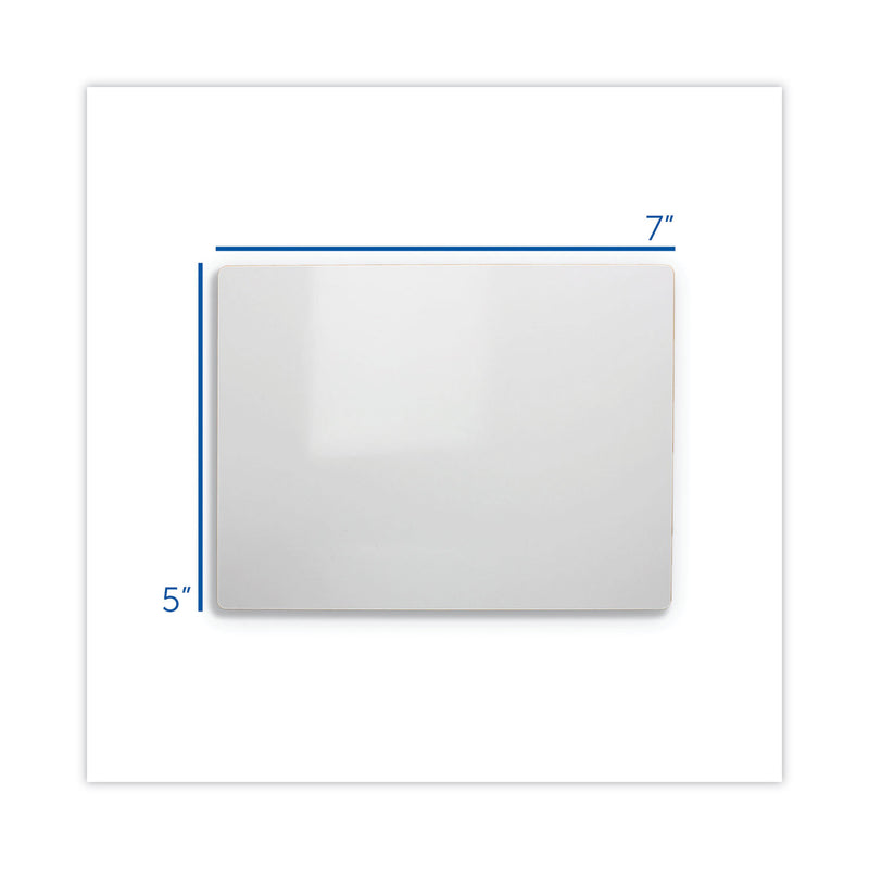 Flipside Two-Sided Dry Erase Board, 7 x 5, White Front and Back, 24/Pack