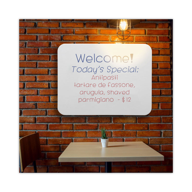 Flipside Magnetic Dry Erase Board, 36 x 24, White