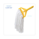 Boardwalk Premium Cut-End Wet Mop Heads, Rayon, 16oz, White, 12/Carton