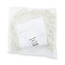 Boardwalk Mop Head, Dust, Cotton, 12 x 5, White