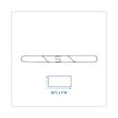 Boardwalk Clip-On Dust Mop Frame, 60w x 5d, Zinc Plated