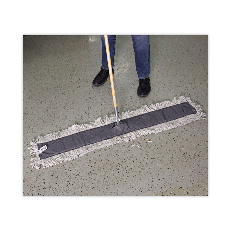 Boardwalk Clip-On Dust Mop Frame, 60w x 5d, Zinc Plated