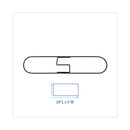 Boardwalk Clip-On Dust Mop Frame, 24w x 5d, Zinc Plated