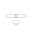 Boardwalk Clip-On Dust Mop Frame, 36w x 5d, Zinc Plated