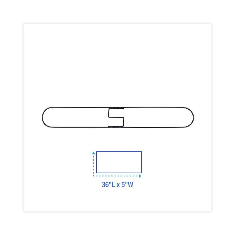 Boardwalk Clip-On Dust Mop Frame, 36w x 5d, Zinc Plated