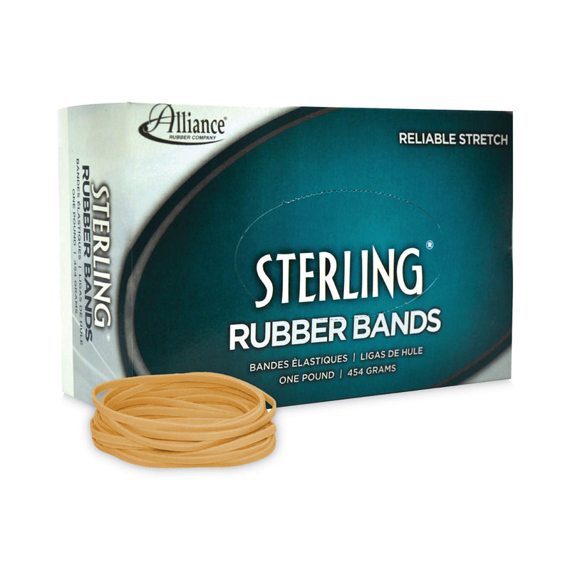 Alliance Sterling Rubber Bands, Size 33, 0.03" Gauge, Crepe, 1 lb Box, 850/Box