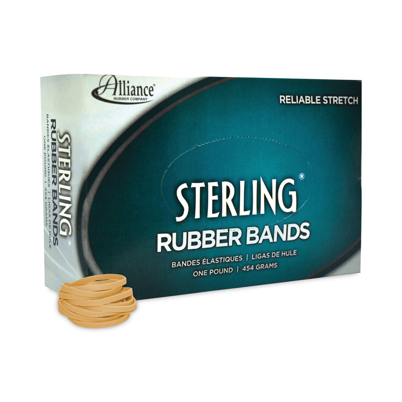 Alliance Sterling Rubber Bands, Size 30, 0.03" Gauge, Crepe, 1 lb Box, 1,500/Box
