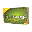 Alliance Pale Crepe Gold Rubber Bands, Size 64, 0.04" Gauge, Golden Crepe, 1 lb Box, 490/Box