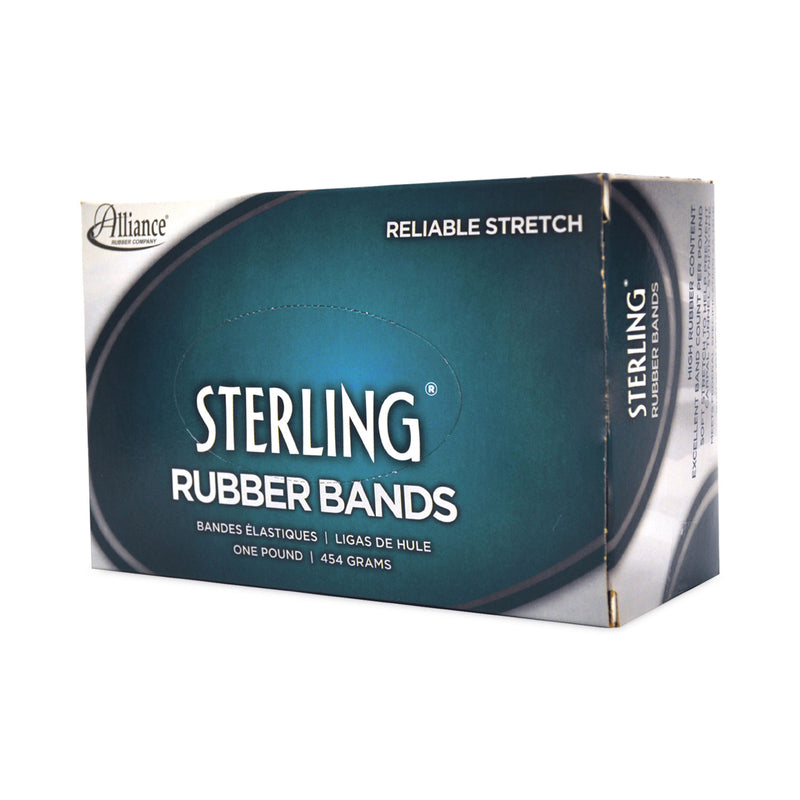 Alliance Sterling Rubber Bands, Size 64, 0.03" Gauge, Crepe, 1 lb Box, 425/Box