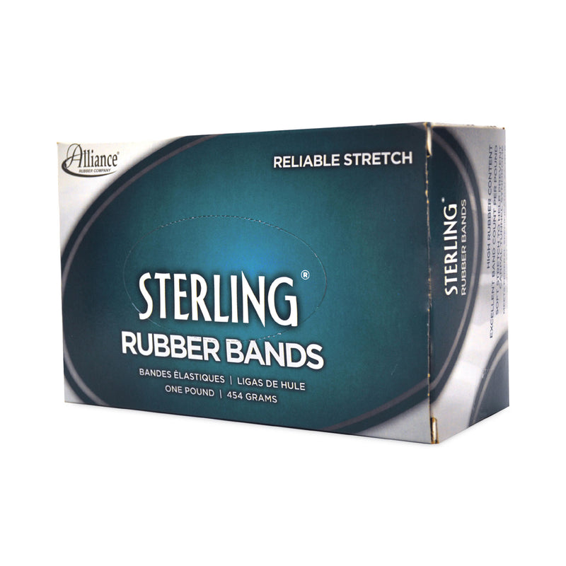 Alliance Sterling Rubber Bands, Size 62, 0.03" Gauge, Crepe, 1 lb Box, 600/Box