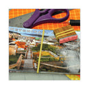 Alliance Pale Crepe Gold Rubber Bands, Size 64, 0.04" Gauge, Golden Crepe, 1 lb Box, 490/Box