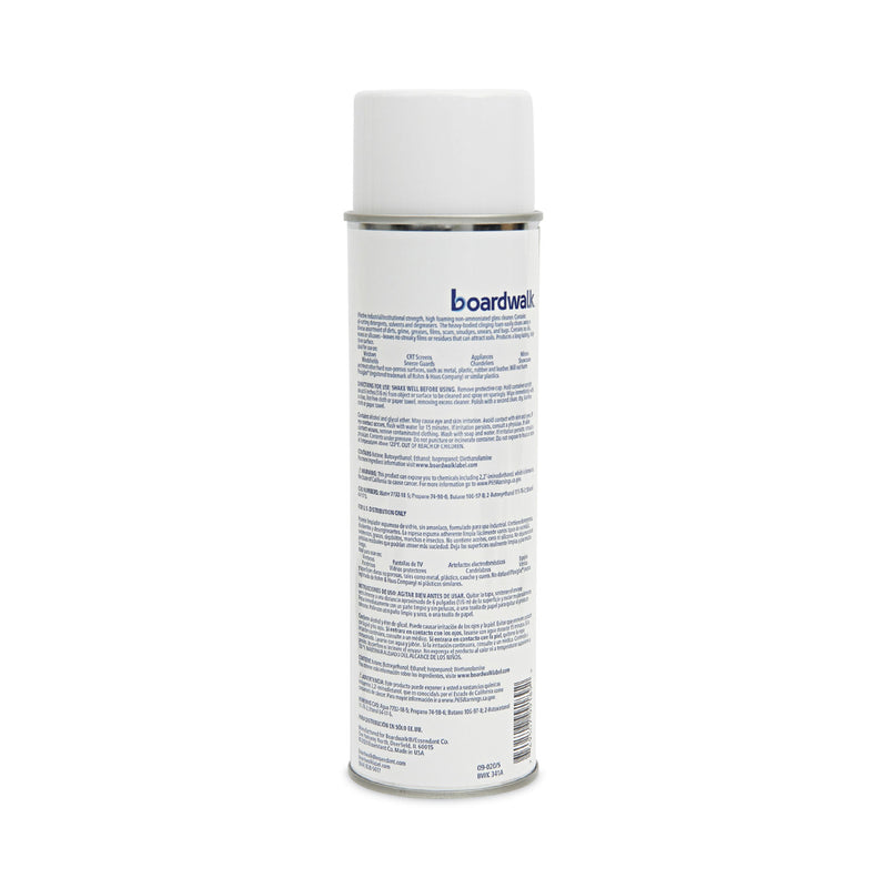 Boardwalk Glass Cleaner, Sweet Scent, 18.5 oz. Aerosol Spray, 12/Carton