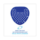 Boardwalk Urinal Screen, Bubblegum Scent, 3.5 oz, Blue, Dozen