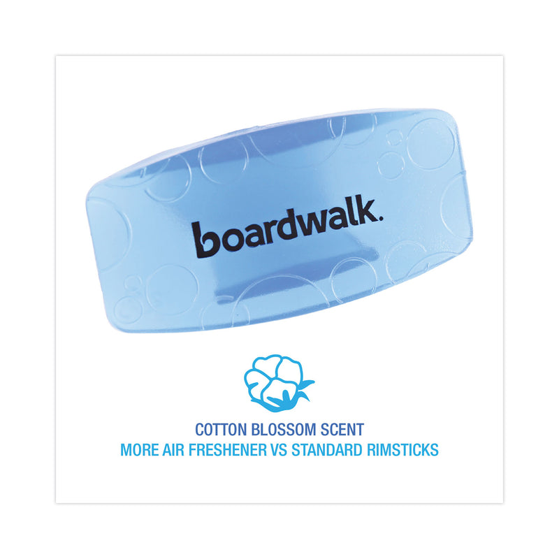 Boardwalk Bowl Clip, Cotton Blossom Scent, Blue, 12/Box