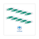 Boardwalk Curve Air Freshener, Cucumber Melon, Solid, Green, 10/Box