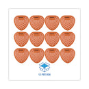 Boardwalk Gem Urinal Screens, Mango Scent, Orange, 12/Box