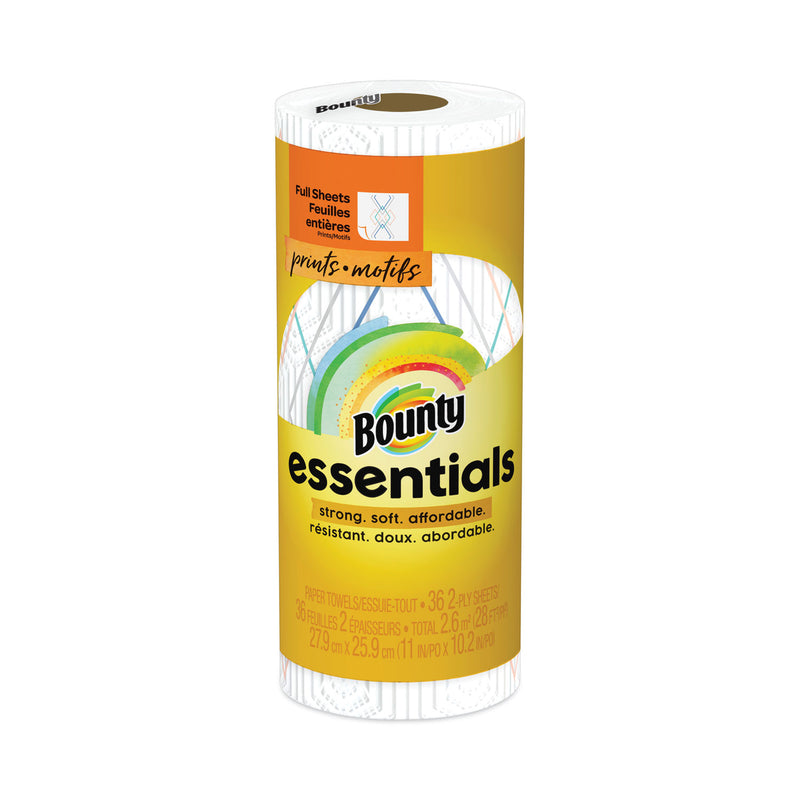 Bounty Essentials Kitchen Roll Paper Towels, 2-Ply, 11 x 10.2, 40 Sheets/Roll, 30 Rolls/Carton