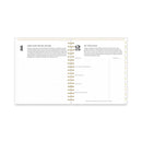 Blue Sky Day Designer Daily/Monthly Frosted Planner, Rugby Stripe Artwork, 10x8, Black/White Cover, 12-Month (July to June): 2022-2023