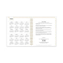 Blue Sky Day Designer Daily/Monthly Frosted Planner, Rugby Stripe Artwork, 10x8, Black/White Cover, 12-Month (July to June): 2022-2023