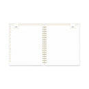 Blue Sky Day Designer Daily/Monthly Frosted Planner, Rugby Stripe Artwork, 10x8, Black/White Cover, 12-Month (July to June): 2022-2023
