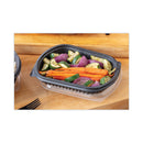 Pactiv Evergreen EarthChoice MealMaster Container, 16 oz, 8.13 x 6.5 x 1, Black, Plastic, 252/Carton