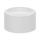 Pactiv Evergreen Placesetter Deluxe Laminated Foam Dinnerware, Plate, 6" dia, White, 1,000/Carton