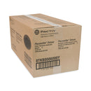 Pactiv Evergreen Placesetter Deluxe Laminated Foam Dinnerware, Plate, 6" dia, Black, 125/Pack, 8 Packs/Carton