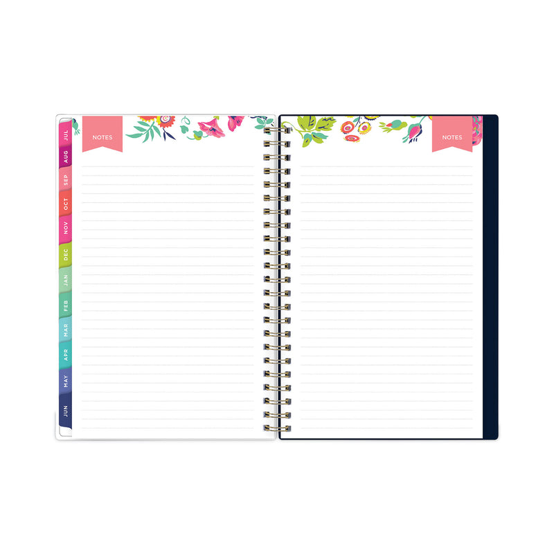 Blue Sky Day Designer Peyton Create-Your-Own Cover Weekly/Monthly Planner, Floral, 8 x 5, Navy, 12-Month (July-June): 2022 to 2023