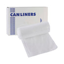 Boardwalk High-Density Can Liners, 10 gal, 6 microns, 24" x 23", Natural, 1,000/Carton