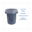 Boardwalk High-Density Can Liners, 45 gal, 13 microns, 40" x 46", Natural, 250/Carton