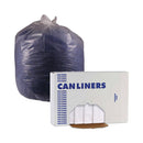 Boardwalk High Density Industrial Can Liners Flat Pack, 33 gal, 16 microns, 33 x 40, Natural, 200/Carton
