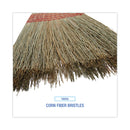 Boardwalk Parlor Broom, Corn Fiber Bristles, 55" Overall Length, Natural