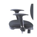 Safco Metro Collection Extended-Height Chair, Supports Up to 250 lb, 23" to 33" Seat Height, Black Seat/Back, Chrome Base