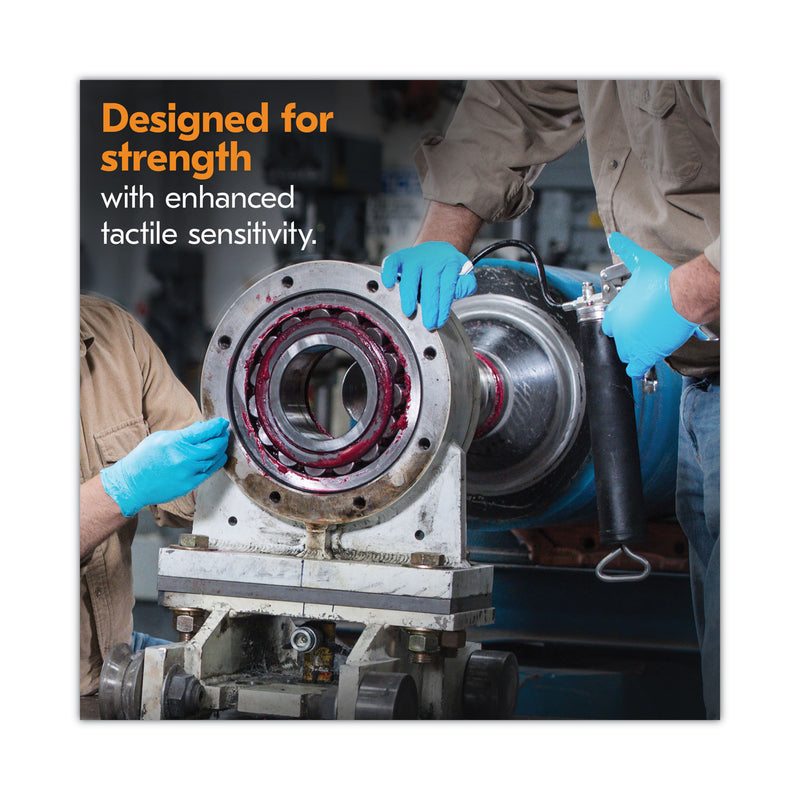 KleenGuard G10 Comfort Plus Blue Nitrile Gloves, Light Blue, Large, 1,000/Carton