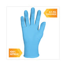 KleenGuard G10 Comfort Plus Blue Nitrile Gloves, Light Blue, Large, 1,000/Carton