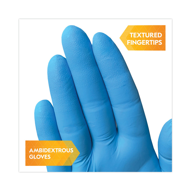 KleenGuard G10 2PRO Nitrile Gloves, Blue, Medium, 1,000/Carton