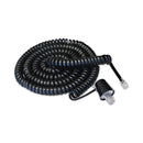 Softalk Twisstop Detangler with Coiled, 25-Foot Phone Cord, Black