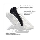 Softalk Standard Telephone Shoulder Rest, 2.63 x 7.5 x 2.25, Black