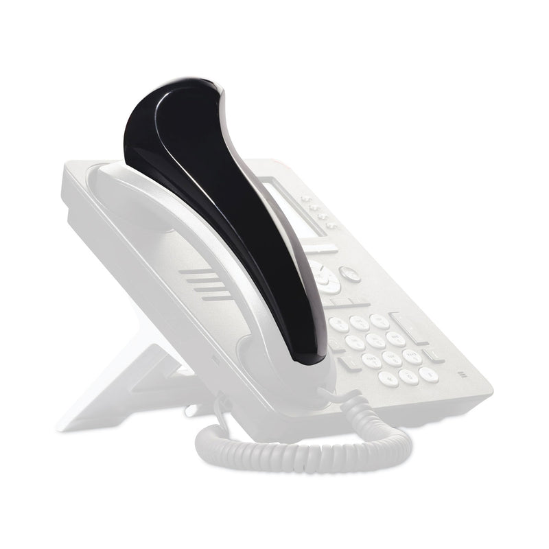 Softalk Standard Telephone Shoulder Rest, 2.63 x 7.5 x 2.25, Black