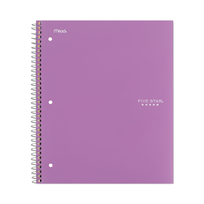 Five Star Wirebound Notebook, 1 Subject, Medium/College Rule, Randomly Assorted Covers, 11 x 8.5, 100 Sheets, 6/Pack
