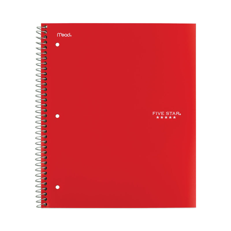 Five Star Wirebound Notebook, 3 Subject, Medium/College Rule, Randomly Assorted Covers, 11 x 8.5, 150 Sheets