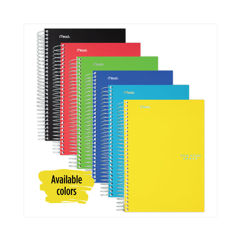 Five Star Wirebound Notebook, 2 Subject, Medium/College Rule, Randomly Assorted Covers, 9.5 x 6, 100 Sheets