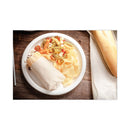 Pactiv Evergreen EarthChoice Pressware Compostable Dinnerware, Plate, 9" dia, White, 450/Carton