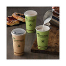Pactiv Evergreen EarthChoice Hot Cup Lid, Fits 12 oz to 20 oz Hot Cups, Clear, 1,000/Carton