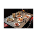 Pactiv Evergreen EarthChoice Compostable Fiber-Blend Bagasse Dinnerware, 3-Compartment Plate, 10" dia, Natural, 500/Carton