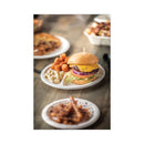 Pactiv Evergreen EarthChoice Compostable Fiber-Blend Bagasse Dinnerware, 3-Compartment Plate, 10" dia, Natural, 500/Carton