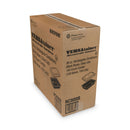 Pactiv Evergreen Newspring VERSAtainer Microwavable Containers, 38 oz, 6 x 8.5 x 2, Black/Clear, Plastic, 150/Carton