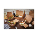Pactiv Evergreen EarthChoice OneBox Paper Box, 66 oz, 6.5 x 4.5 x 3.25, Kraft, 160/Carton